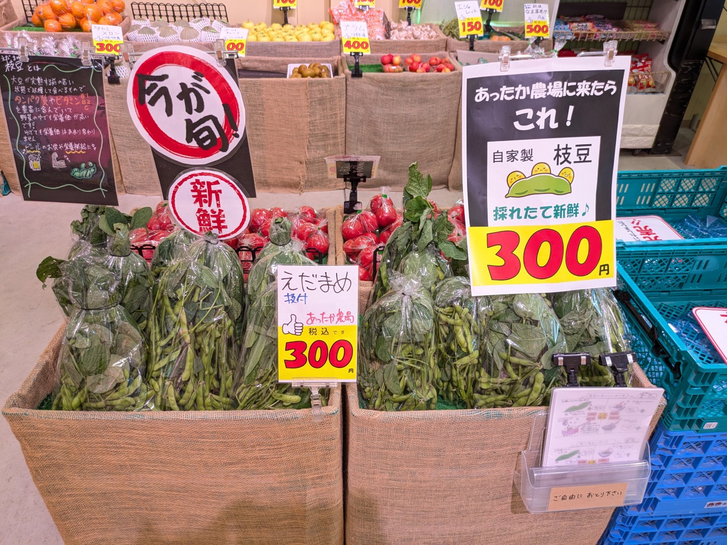 あったか農場の枝豆